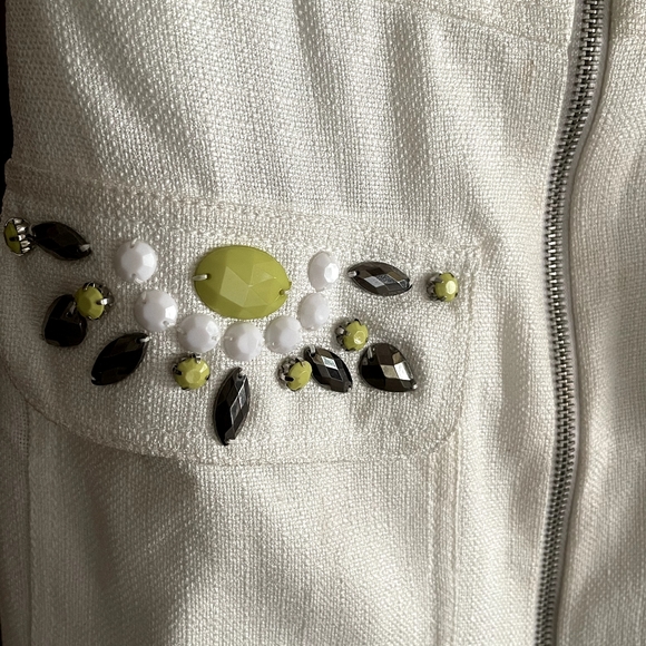 (khadi fabric) Front zip bodycon dress - Picture 4 of 9